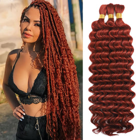 MOTFIN Cheveux Tressés Humains Boucles Ondulées vue avant