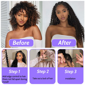 MOTFIN Cheveux Tressés pour coiffure boho
