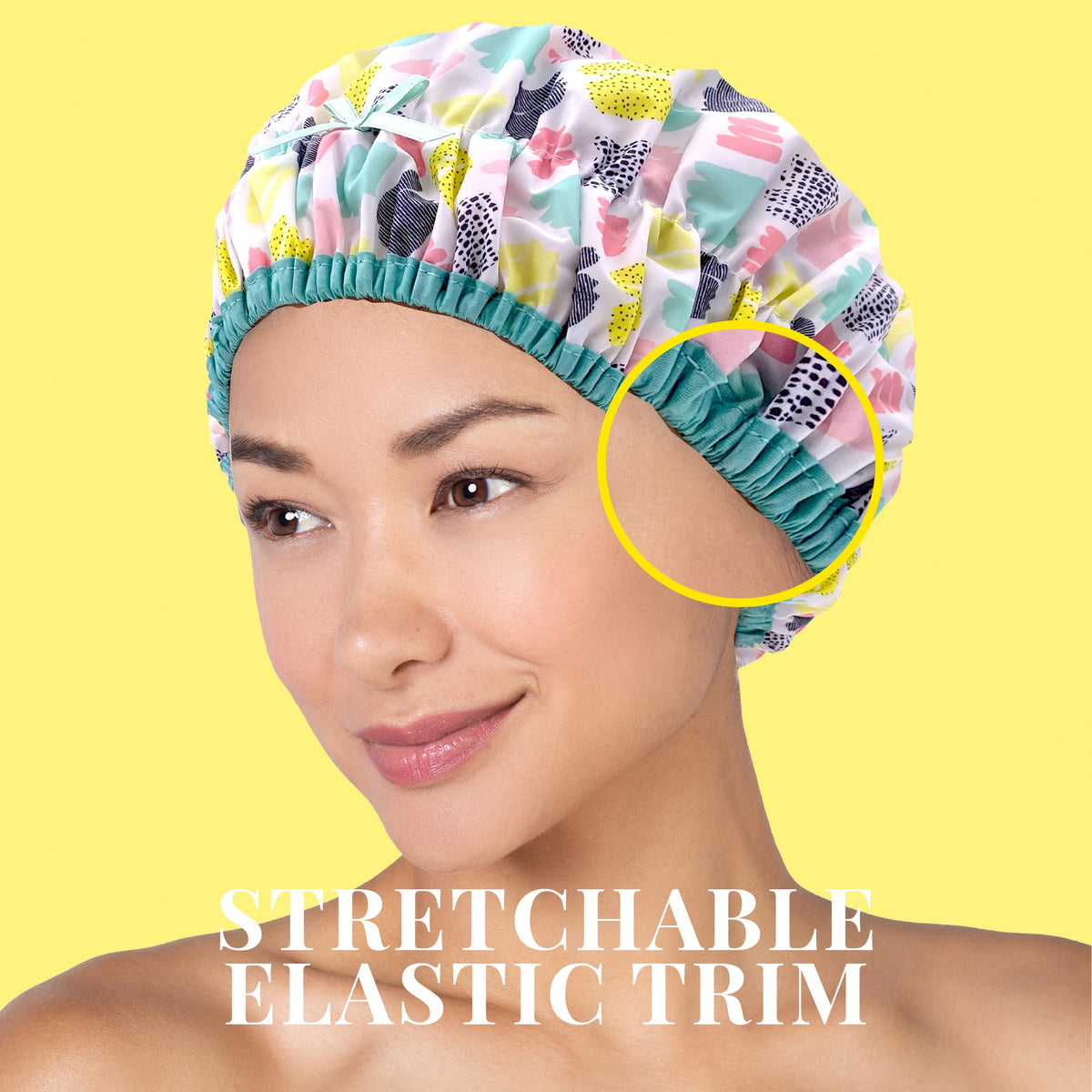 Motif moderne du bonnet de douche Betty Dain