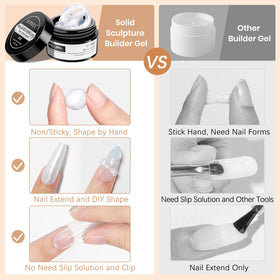 Moules d'extension d'ongles de 36 pièces SUPWEE