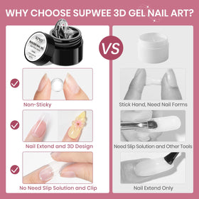 Moules d'extension d'ongles SUPWEE, 24 pièces, vue générale