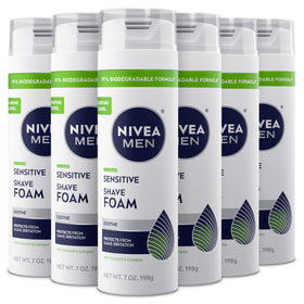 Mousse à raser NIVEA MEN Sensitive 200ml, vue avant