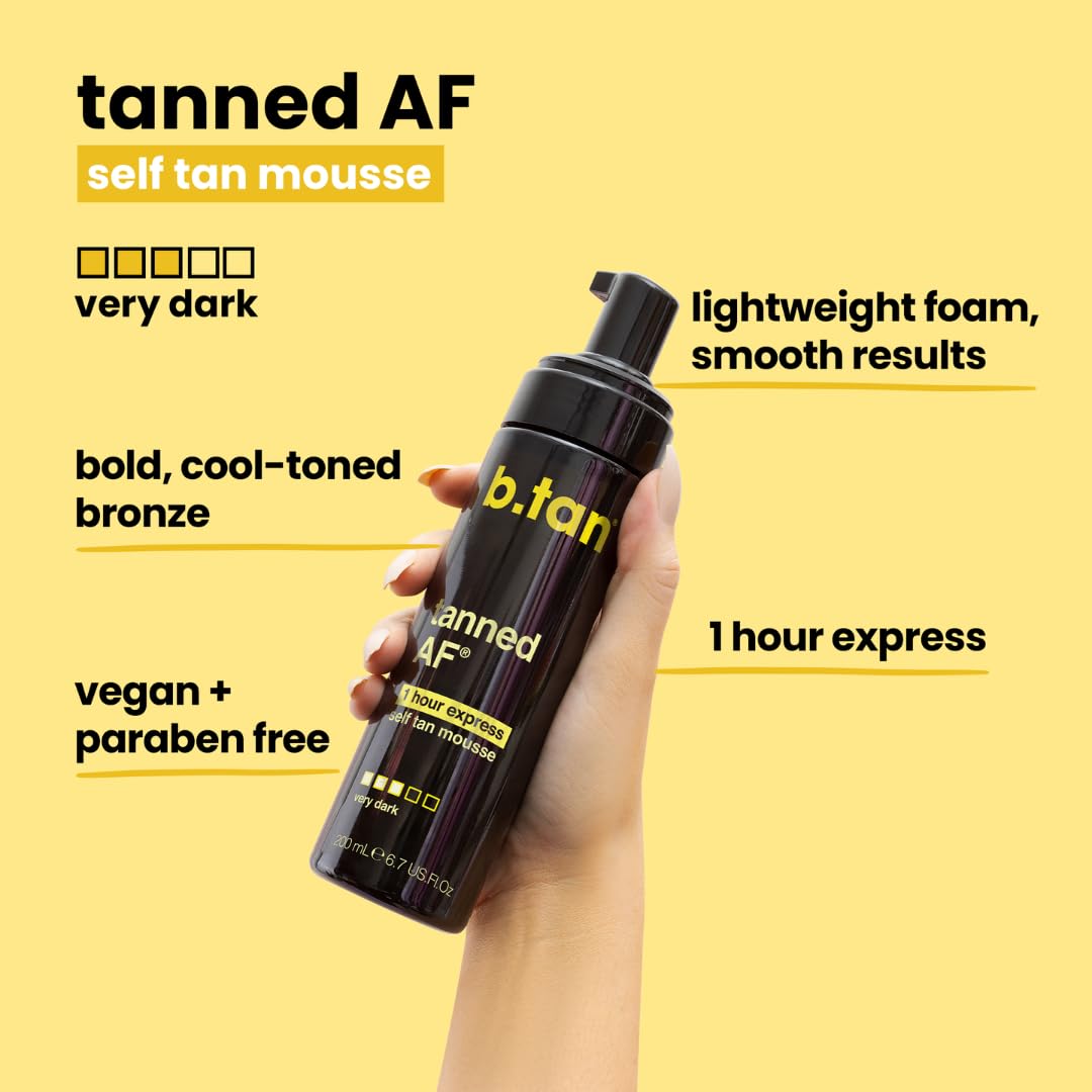 Mousse auto-bronzante B.TAN en vue de près