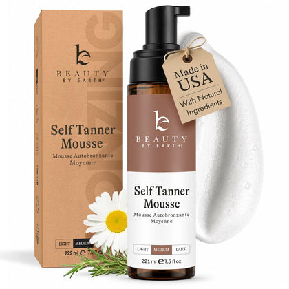 Mousse autobronzante Beauty by Earth 290g vue avant