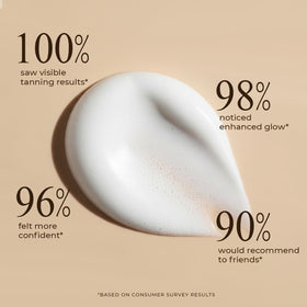 Mousse autobronzante Beauty by Earth sur une table
