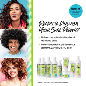 Mousse de Définition Légère ALL ABOUT CURLS en application
