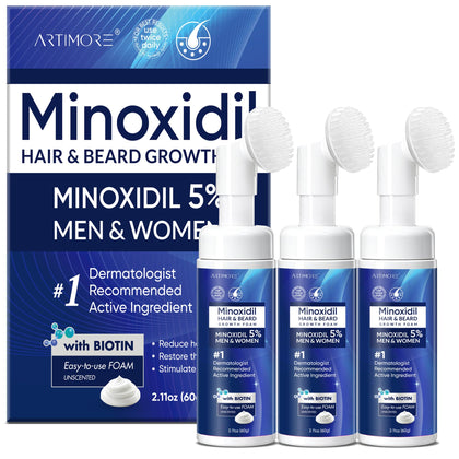 Mousse de Minoxidil 5% Artimore 180ML vue avant