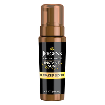 Mousse Jergens Instant Sun Ultra Deep Bronze 240g vue avant avec étiquette