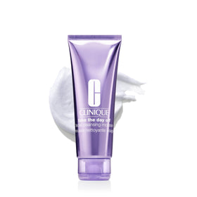 Mousse nettoyante Clinique 150g vue de face avec pompe
