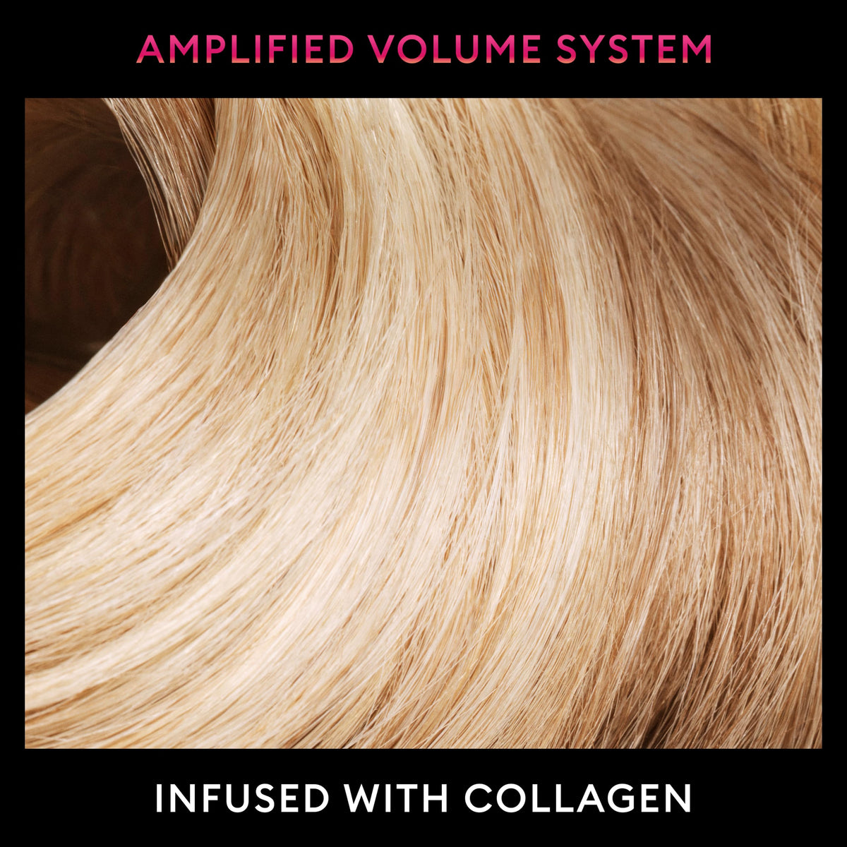 Mousse TRESemmé Volume Amplifié 300ml avec application sur cheveux