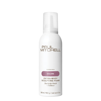 Mousse volumatrice Paul Mitchell Extra-Body 6,7 oz vue de face