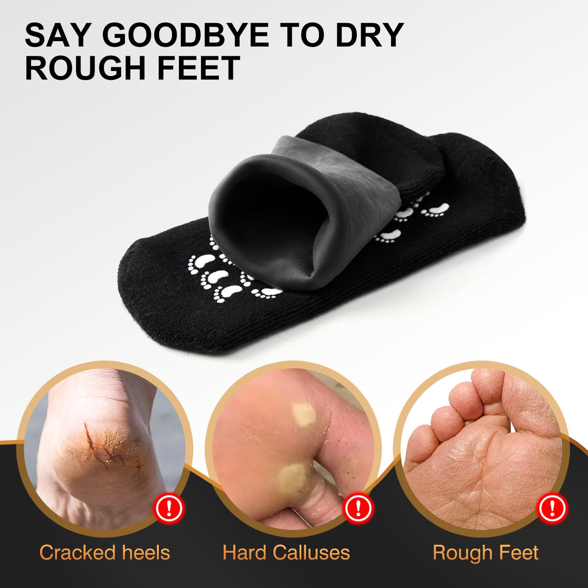 MoyRetty Chaussettes Hydratantes en Silicone pour Hommes, détails du produit