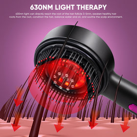 MPADQ Brosse de massage cuir chevelu en action