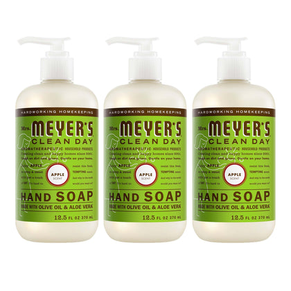 Mrs. MEYER'S savon liquide mains pomme 12,5 fl oz pack de 3