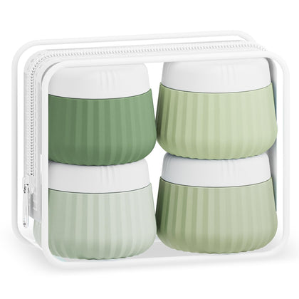 Mrsdry Contenants de Voyage en silicone avec sac transparent