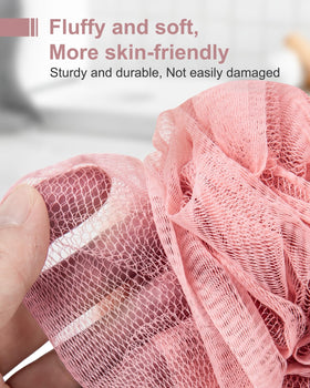 MTDLYICE Éponge Loofah XXL avec détails de la corde