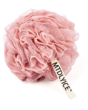 MTDLYICE Éponge Loofah XXL dans un environnement de salle de bain