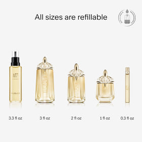 Mugler Alien Goddess Eau de Parfum en situation sur une coiffeuse