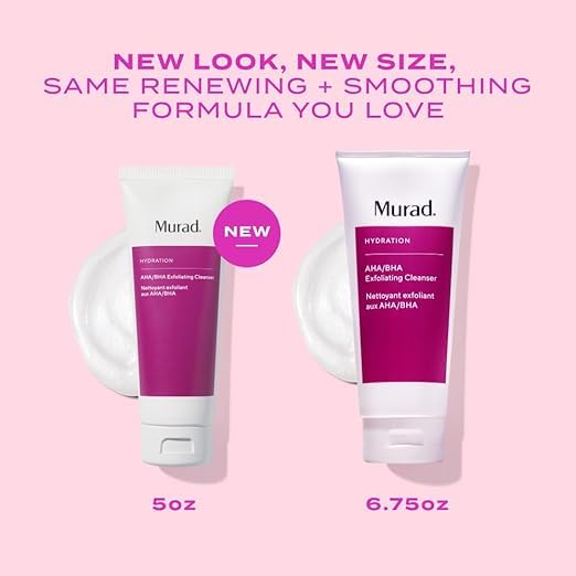 Murad AHA/BHA Nettoyant Exfoliant 60 ml en utilisation
