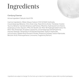 Murad Nettoyant Clarifiant Anti-Acné 500ml, détails de la bouteille