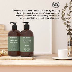 Muse Apothecary Rituel Mains savon cèdre chaud ambiance nature
