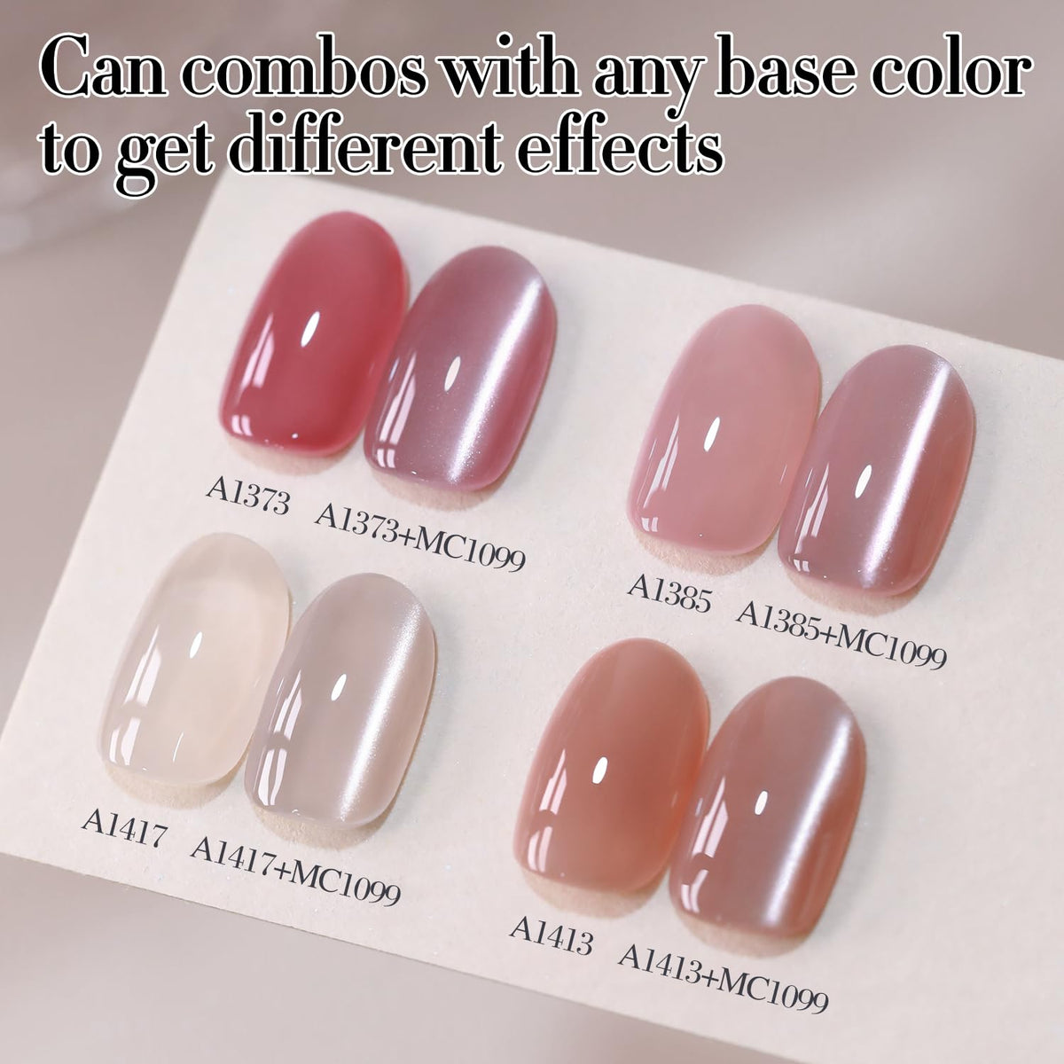 Nail art créatif avec vernis gel Cat Eye
