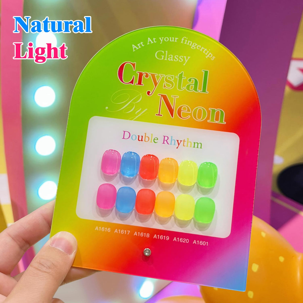 Nail art réalisé avec le kit gel polish Double Rhythm