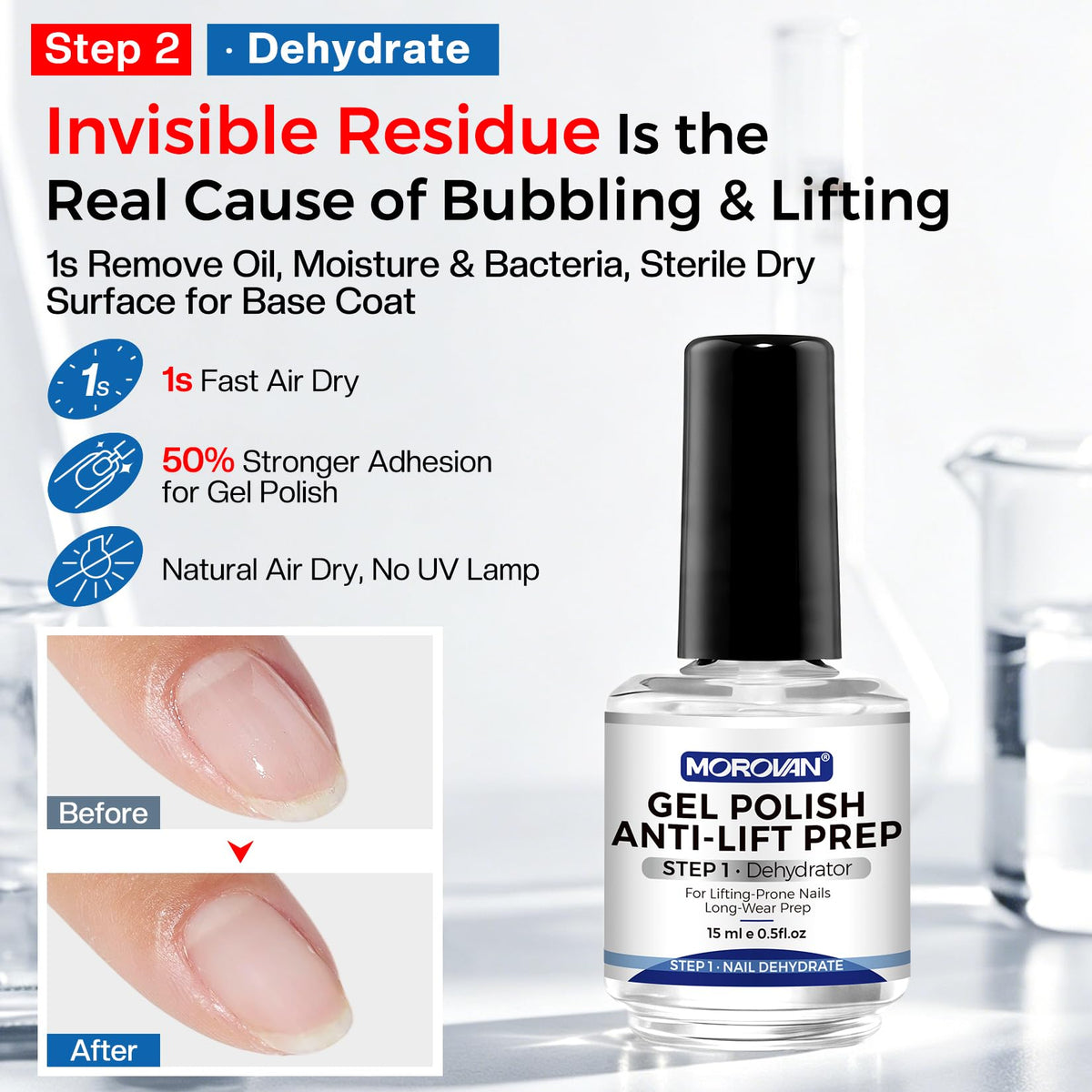 Nail buffer et pinceau pour finition parfaite des ongles