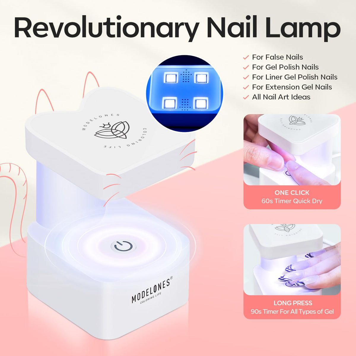 Nail file included in modelones Gel Nail Kit