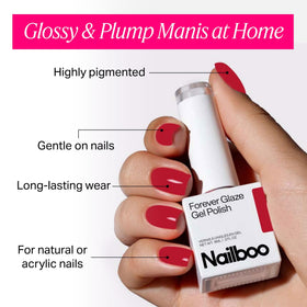 Nailboo Vernis Gel sur des ongles manucurés