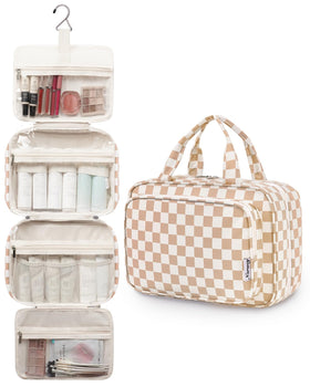 Narwey trousse de toilette en tissu durable et rembourré