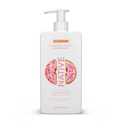 Native Après-Shampooing Édition Limitée Fraise Glaçage 16,5 oz vue de face