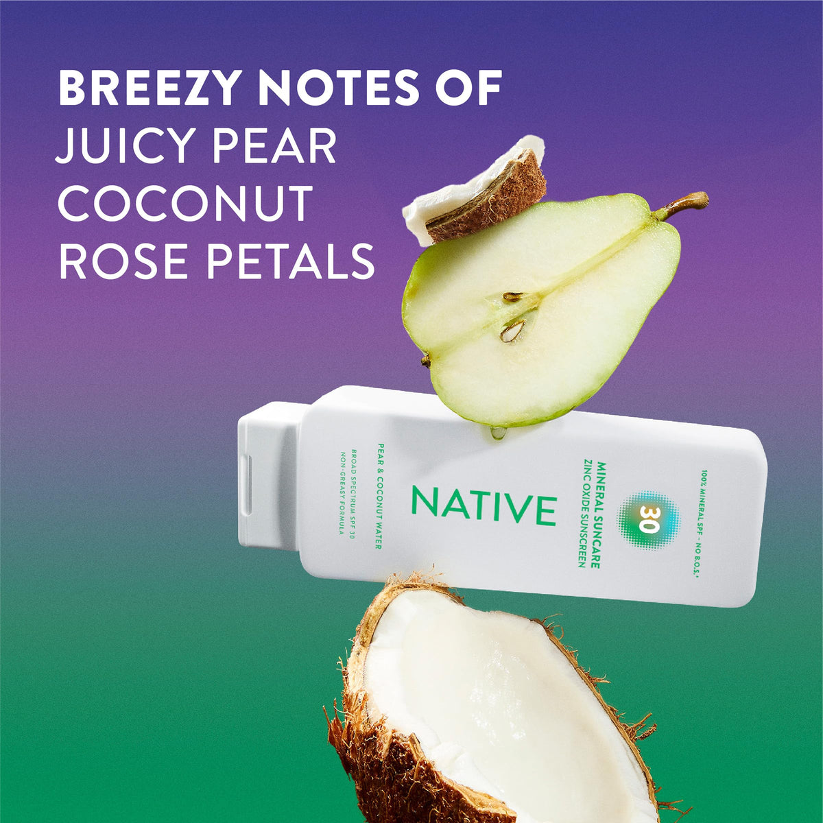 Native Crème Solaire Minérale SPF 30 ingrédients naturels
