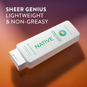 Native Crème Solaire Minérale SPF 30 utilisation à la plage