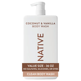 Native Gel Douche 36 oz au parfum de Coco et Vanille, vue de face