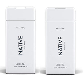 Native Gel Douche Charbon 340ml - vue arrière