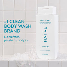 Native Gel Douche Ocean & Timber 2 x 532 ml vue arrière