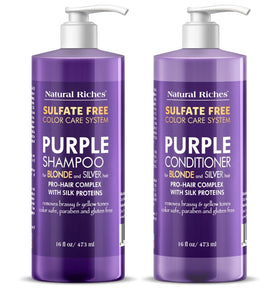 Natural Riches Shampoo & Après-Shampooing Violet 16 Fl Oz ensemble