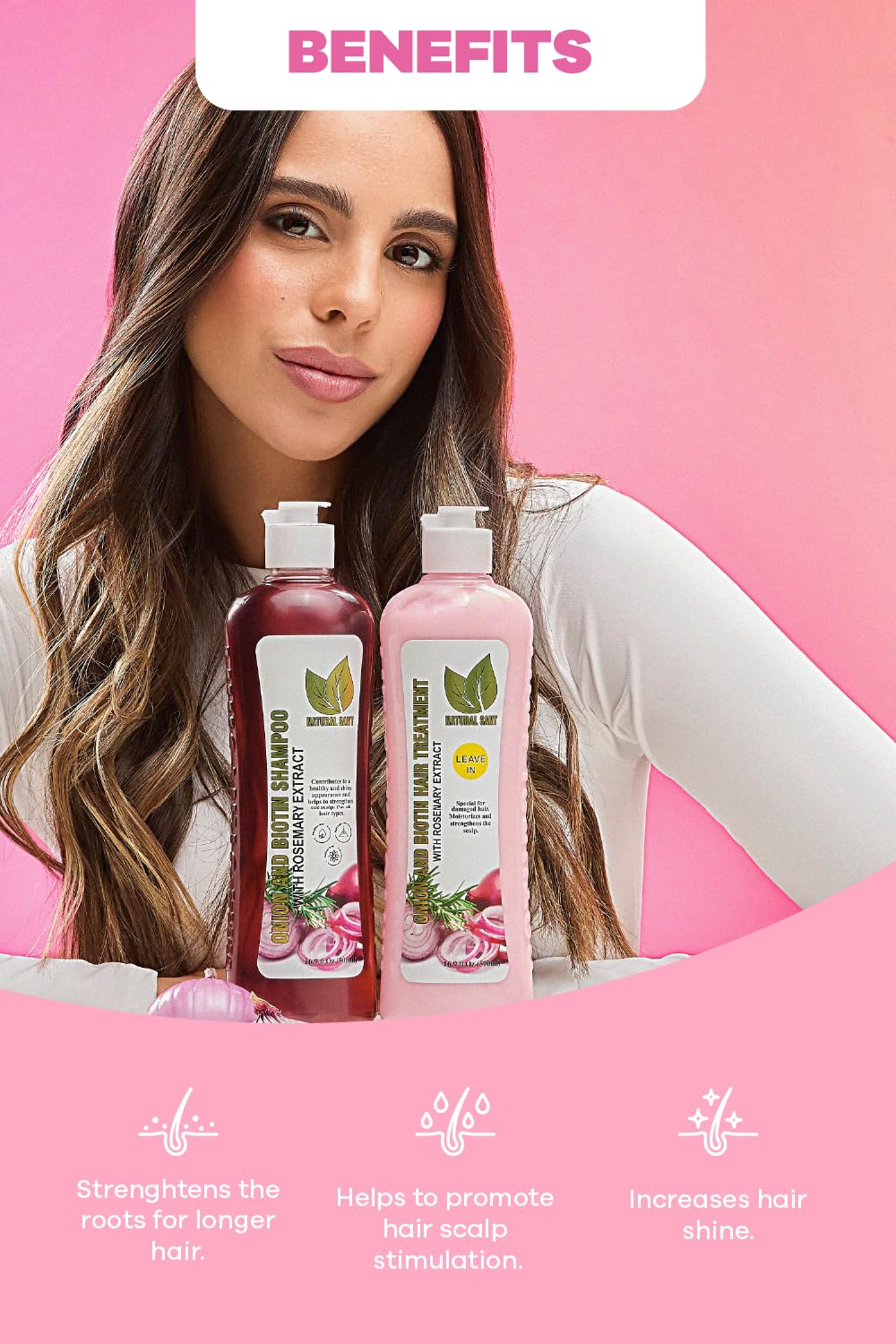 Natural Sant Shampoo application sur cheveux