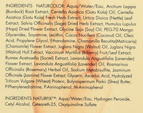Naturcolor Blonde Saffran Pâle 222g application sur cheveux