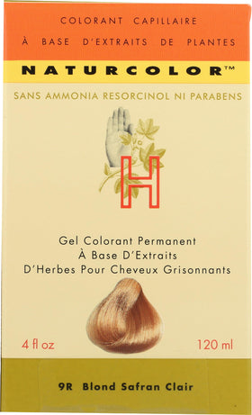 Naturcolor Blonde Saffran Pâle 222g contenant ouvert