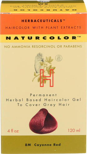 Naturcolor Teinture Cheveux 8M Rouge Cayenne - emballage avant