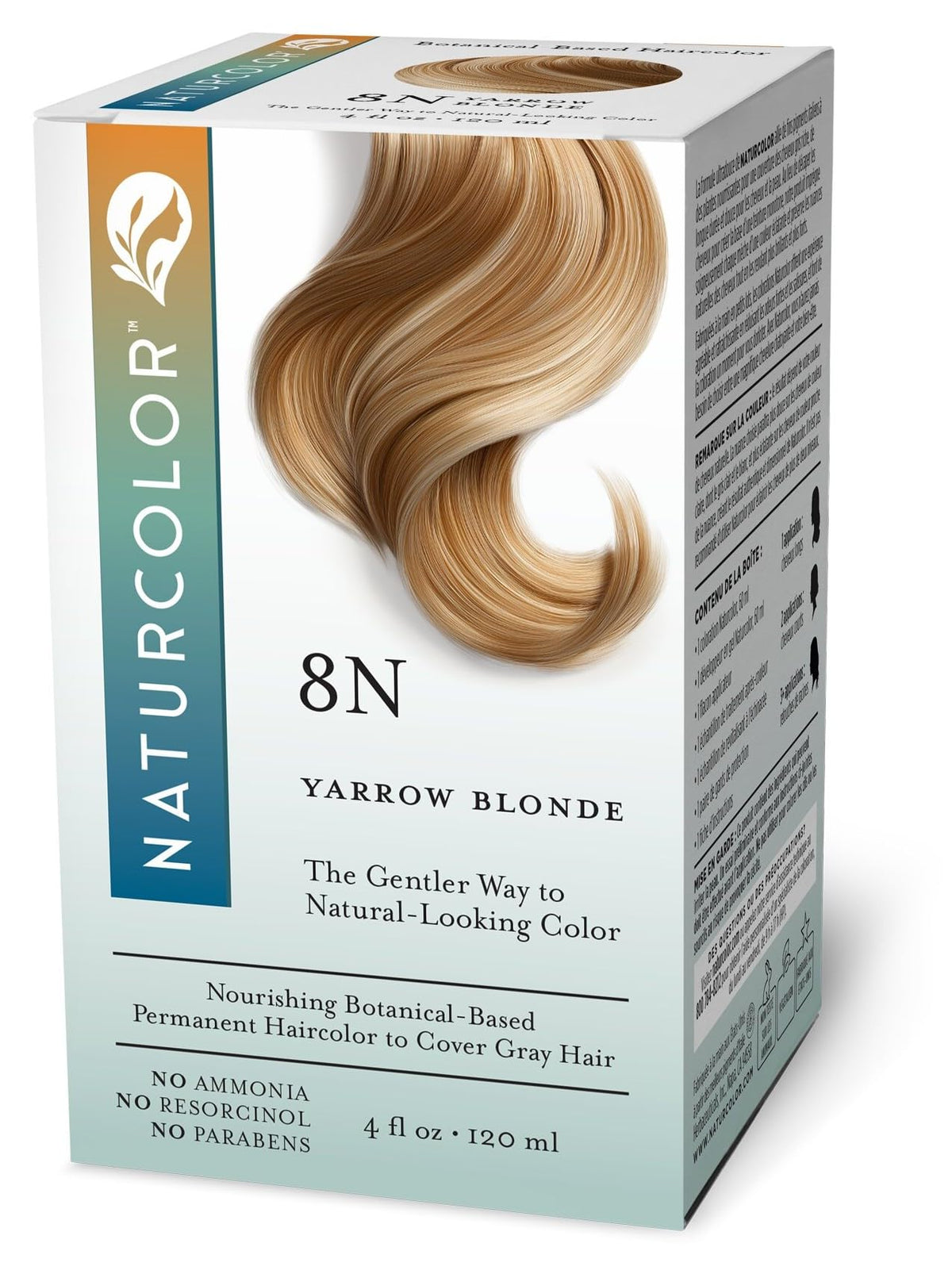 Naturcolor Teinture Cheveux Yarrow Blonde 4 fl oz avant application
