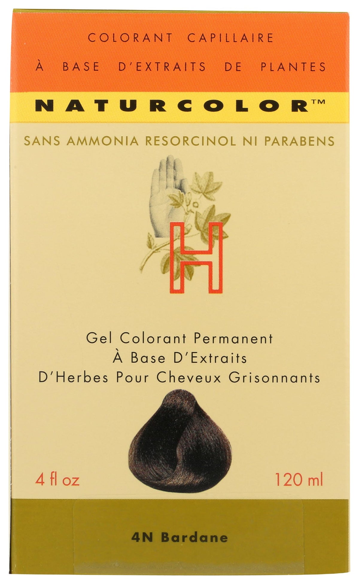 Naturcolor Teinture pour Cheveux 4N emballage