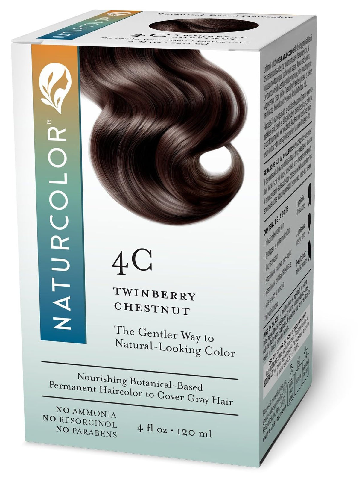 Naturcolor Teinture pour Cheveux Châtaigne Twinberry 222g - Avant