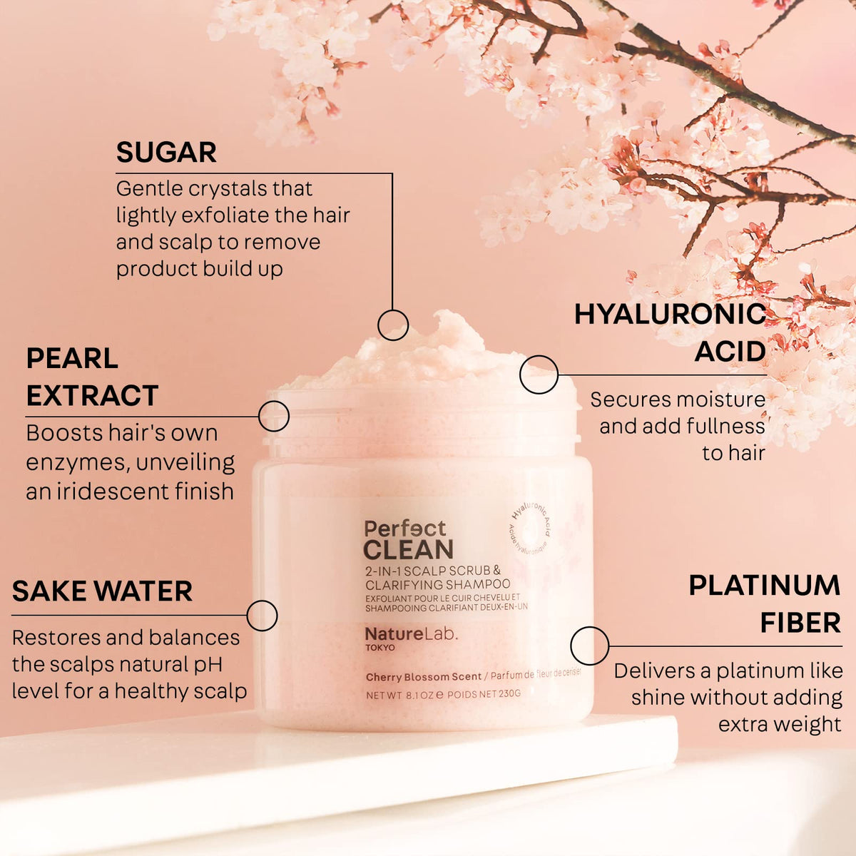 NATURELAB. TOKYO Perfect Clean Scalp Scrub 8,1 oz packaging