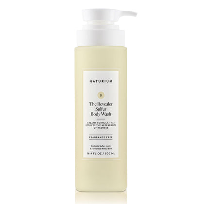 Naturium Gel Douche Clarifiant 500 mL avec Soufre et Avoine, vue avant