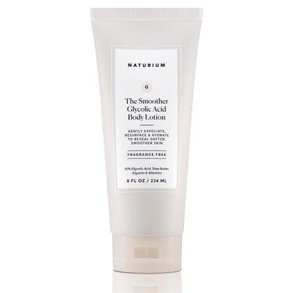 Naturium lotion corporelle glycolique 10% vue de face