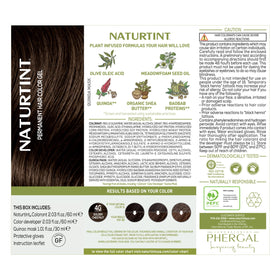 Naturtint 4G Châtaigne Doré - résultat final sur les cheveux