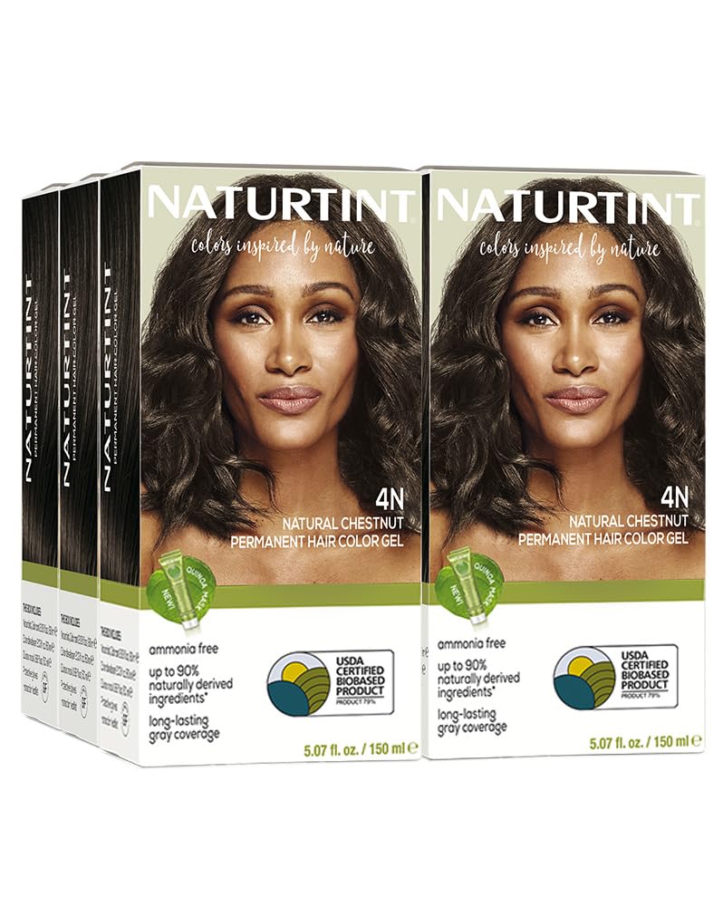 Naturtint 4N Châtaigne coloration permanente avant application